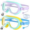 Generisch Occhialini da nuoto per bambini, protezione UV, ampio campo visivo, a prova di perdite, occhialini da nuoto per adolescenti, piscina, mare, fiume, parco acquatico