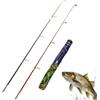 Genérico Canna da pesca portatile, attrezzatura da ghiaccio per l'inverno, canna per trote, per uomini, papà, principianti, adulti, marito, acqua salata, acqua dolce, pesce persico, spigolo e trota
