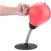 TOPINCN Sacco da Boxe da Tavolo - PU Morbido e Resistente per Praticare la Boxe Contro lo Stress a Casa o in Ufficio - Facile da Usare con la Pompa (rosso)