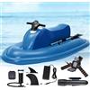 Generic Scooter elettrico gonfiabile 3 in 1 per kayak e immersioni subacquee con elica motore brushless da 500 W 10 Ah 35-180 minuti di autonomia 3-11 km/h, barca, pesca, vacanze costiere
