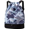 Generisch Borsone da palestra con scomparto per scarpe, 38 x 40 x 18 cm, durevole e leggero, un oggetto personale personale, ideale per nuoto, basket, tennis, escursionismo, ecc