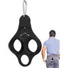 Jubepk Porta palline da golf, organizer per il trasporto di accessori sportivi, borsa compatta con clip, custodia portatile per golfisti, uomini, donne, viaggi, torneo, pratica, uso esterno, 9,5 x