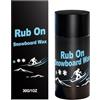 Generisch da snowboard, 30 g, strumento facile da usare per sport invernali, da sci portatile con applicazione liscia, aiuta a ridurre l'attrito, accessorio per parchi interni ed esterni