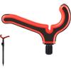Jubepk Testa di supporto per canna da pesca, supporto per canna da pesca alla carpa, supporto per impugnatura da pesca, Rod Butt Rests Gripper, testa di supporto per canna da pesca Gripper Pod e Bench