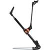 PERSELOSO Supporto Panchetto in Inossidabile da Acciaio per Canna e Pesca a Design Picchetto Rinforzato Montaggio Posteriore Rotante , Accessori Avventure All'aperto