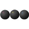 GATHINESS 3 Pezzi Palline da Squash in Gomma per Allenamento Professionale Rimbalzo Costante, per Pratica Indoor e Outdoor