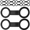SHERCHPRY Supporto per Maschera Subacquea in Silicone 10 Pezzi, Clip Blocca Boccaglio per Snorkeling e Immersioni, Previene Stacchi Accidentali, per Avventure Subacquee