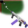 LIANTIAN Pistola per stecche da biliardo, accessorio per il gioco del biliardo, strumento in metallo resistente per sparare con la stecca, ideale per divertimento e allenamento sul tavolo da biliardo.(Purple,9