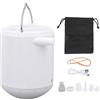 Arithmetix Pompa d'Aria Elettrica 4 in 1 Mini Portatile 2000mAh Energy Pack 3.5kpa USB Ricaricabile Cordless Gonfiatore Sgonfiatore per Piscina Galleggianti Materasso ad Aria Anello da Nuoto