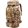 Generic Assault Pack - Zaino da combattimento resistente, 80 l, attrezzatura da caccia portatile, zaino modulare multitasche con cinghie rinforzate, perfetto per spedizioni all'aperto, escursioni, allenamento