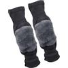 DAWTHTW Ginocchiera termica da donna spessa e lunga, comoda, calda, per l'inverno, per le gambe, per proteggere il freddo