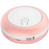 PACKOVE Scaldamani Elettrico Portatile in Plastica Rosa, Facile da Usare, Mini Power Bank Ricaricabile per Attività Outdoor e Regali di Compleanno