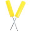 DIYEAH 2pezzi Supporto per Canna da Pesca Portacanna da Pesca in Plastica con Picchetto in Ferro Resistente Supporto Stabile per Specchi D'acqua Facile da Installare Durevole