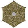 Générique Trampolino Shade Cover, Sunshade Canopy Replacement, Outdoor Safety Accessory, UV-Resistant Waterproof Fabric, Fits 6ft-16ft Trampoline, 1-Pack Black/Blue, for Garden Playground
