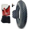 Generico KIT COPERTONE FAT BIKE ANTIFORATURA CAMERA D'ARIA 20 X 4.0 100 90 406 AMERICA VALVOLA