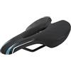 Lylithuif Coprisedile per bici Cuscino per sella cavo per bicicletta da montagna altamente elastico Cuscino per sedile traspirante Antiscivolo Impermeabile Guida confortevole per mountain (911-2 nero blu)