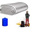 Generic Sleeping Pad per Campeggio Foglio di alluminio Camping Pad