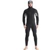 UALXPAO Tuta da Immersione in Neoprene Muta da Sub Monopezzo 5 mm Cappello Uomo Ispessito Termico Invernale Nuoto Galleggiante Surf
