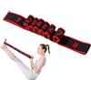 Genérico Fascia elastica da fitness, modellatrice corporea portatile con 8 livelli di tensione, fascia di allungamento con corda per trazione, allenamento a casa, viaggi, pilates, donne, giovani e principianti