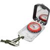 Generisch Orologio di navigazione per escursionismo, bussola da campo all'aperto, bussola portatile, 10,9 x 6,3 x 2 cm, regolazione dello sbieco, righello, design leggero, lettura mappa acrilico + ABS