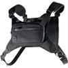 Generisch Running Chest Pack - Borsa frontale da 10 x 17,8 cm, 10 l, per una conservazione sicura, gilet regolabile con supporto per telefono, zaino per attività all'aperto, per escursionismo, ciclismo