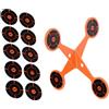 Générique Spinner | Acciaio al Carbonio Addensato Riarmo Automatico Allenamento | Spinner in Acciaio Spessore per Uso Esterno - per Stand Tiro Giardino Campo Collinare Spazio Club Sportivo