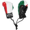 IMUSINICE Mini Guantoni da Boxe per Auto e Borse in Pvc Bandiera Italiana Portachiavi Decorazione Appendibile Accessorio Versatile per Appassionati di Sport
