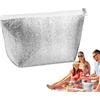 Generisch Borsa frigo isolata, a prova di perdite, portatile, resistente al freddo, riutilizzabile, per shopping, lavoro, picnic, campeggio