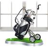 Generisch Portapenne da golf, mini borsa da golf con trolley, 3 mazze da golf e penne, set di penne per mazze da golf, souvenir indimenticabili da uomo