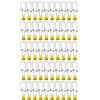 sodeber 50 pz Piombini Connettore Piombini Cursore Girevoli Pesca Diapositive Accessori per la Pesca Blocco Resistente