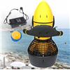 Generic Elettrico Underwater Thruster Scooter & Bike, Per Immersioni Piscina Snorkeling Nuoto, Velocità Regolabile