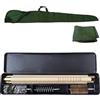 globe fishing fodero fucile + kit pulizia armi cal.12-20 da caccia custodia verde mimetica (cal. 12)