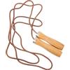 KAILIKETIY Corda per Saltare Pesata in Cuoio Manico in Legno Ergonomico, per Fitness e Educazione Motoria, Resistente e Facile da Trasportare