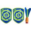 Gungtj Dart Throwing Game, Outdoor Rocket Shape Dartboard, Sticky Dart Game, Soft EVA Darts, Parent Child Interactive Toys, Hand Eye Coordination for Kids, Boys, Girls