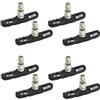 Saccon P4B | 4 Paia di V-Brake Pattini Freni Bici - 70 mm | Universal PM 25 | Saccon V-Brake - Pattino per Freno a V | Gommini Freni Bici