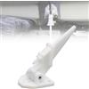 HWIMARINE Marine Boat Tachimetro Pitot, tachimetro universale automatico Kick-up Pitot tubo assemblaggio fino a 80 MPH (senza parti di montaggio)