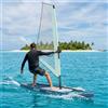Ordellia Tavola SUP gonfiabile con vela Poseidon, 330 x 76 x 15 cm, PVC, 15 psi, 140 kg, pagaia, pompa, borsa, pinna, per lago mare, fiume, adulti