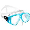 Tunejoy Occhialini da Sub per Bambini Set Maschera da Nuoto con Clip Naso Tappi Orecchie Visione Panoramica a 180 °Anti-Appannamento A Prova di Perdita per Ragazzi Ragazze Blu
