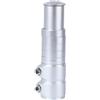 BESTOYARD Estensore Manubrio Altezza Regolabile per Mountain Bike in Lega di Alluminio Argento e Resistenza Ultra Alta, Accessorio per Prolunga Collo Bici