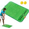 Générique Tappetino per allenatore di swing da golf | da colpire da golf | tappeto erboso sintetico per allenamento a chipping, per interni ed esterni, casa, giardino e campo di pratica