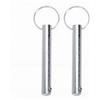 Ycauty 2 perni di carico per selettore di pesi in acciaio inox, ricambio per macchine da ginnastica domestiche, diametro 1 cm