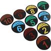TOPINCN Coni Piatti Segnapunti in Colori Assortiti per Allenamento Speed Agility 10 unità Materiale PVC Diametro 23 Cm