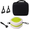 Générique Esercise Bands with Handles, Full Body Resistance Bands Set, Muscle Training Equipment, Regolabili Weight Fitness Tubi, Durevole Non-Slip Handles, for Leg, Arm and Core Workout
