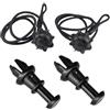 Generic Corda per ripiano portaoggetti Auto per Golf Mk6 Mk5 per GTI R20 1K6863447A Ripiani Appendi Corda Cinghia di Supporto Corda per ripiano portaoggetti