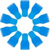 PEUTIER 10 Pezzi Boccaglio di Ricambio per Camelbak, Blu Silicone Sostituzione Della Valvola Morso Parti Della Valvola del Morso del Pacchetto di Idratazione Accessori per la Vescica di Idratazione