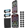Gvblkq Pushup Board, PushUp PushUp pieghevole Scheda di fitness multifunzionale