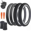 WEEROCK Pneumatici da bicicletta da 16 pollici, 16 x 2,125, con camere d'aria, per BMX, MTB, mountain bike, bicicletta per bambini, triciclo, Crusierer, diversi colori