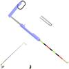 Generic Allarme di abboccata da pesca, sensore di abboccata intelligente a LED, indicatore di pesca notturna, per acqua salata, acqua dolce, lago, fiume, viaggi, barca, campeggio, casting offshore