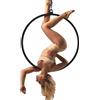Generic Set di anelli per antenna con raccordi, altalena rotonda rotante, attrezzatura per sollevamento aereo per allenamento a casa e studio di danza, perfetto per allenamento di forza e flessibilità