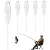 Pineeseatile Galleggiante da Pesca Bombarda 5 Pezzi in Acrilico Trasparente per Pesca a Mosca, Spinning, 20 g, galleggianti affondanti